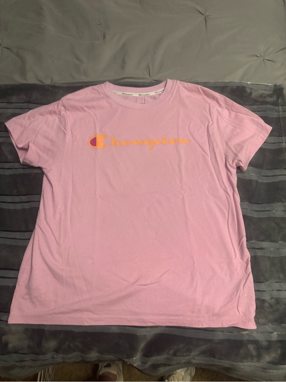 Champion Women’s Pink Logo T‑Shirt